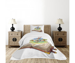 Fantasy Book World Bedspread Set