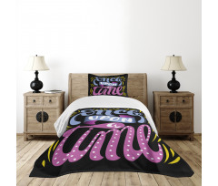 Polka Dots Doodle Bedspread Set