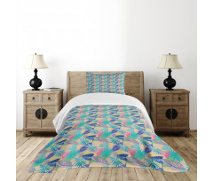 Exotic Hawaii Summer Flora Bedspread Set