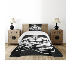 Biceps Bodybuilder Animal Bedspread Set