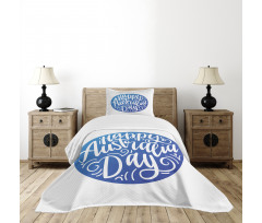 Swirls and Dots Bedspread Set