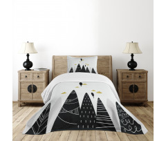 Clouds Mountain Region Bedspread Set