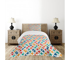 Trippy Geometric Fractal Bedspread Set