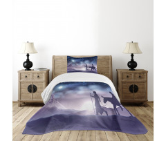 Traveling to Old Citadel Bedspread Set