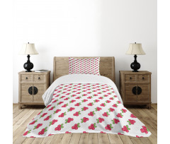 Vibrant Cowberries Garden Bedspread Set