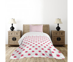 Summer Berry Retro Style Bedspread Set