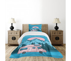 Road Trip with Caravan Pines Bedspread Set