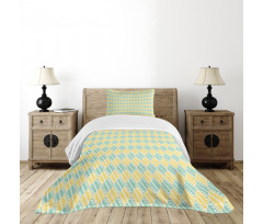 Style Oval Shapes Bedspread Set