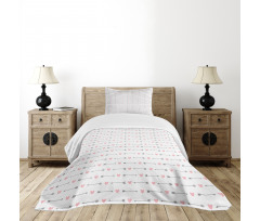 Romantic Heart Bedspread Set