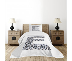 Balls Hexagon Motifs Bedspread Set