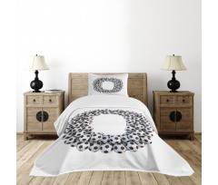 Round Oval Bedspread Set