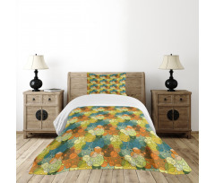 Abstract Circle Pattern Bedspread Set