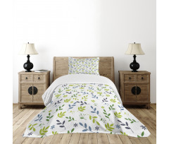 Coming of the Spring Theme Bedspread Set