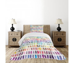 Contemporary Modern Art Bedspread Set