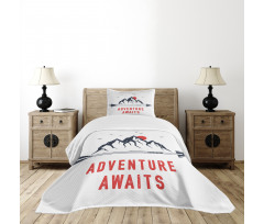 Mountains and Moon Bedspread Set