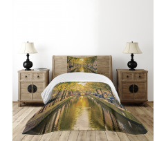 Bridge over Canal Holland Bedspread Set