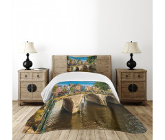 Old Bridge over a Canal Bedspread Set