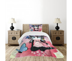 Fairy Girl with Wings Bedspread Set