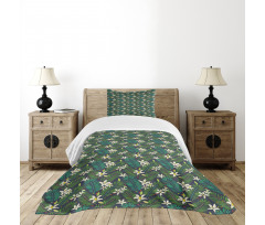 Hawaii Flora Exotic Petals Bedspread Set