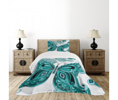 Ornamental Animal Pattern Bedspread Set