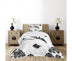 Abstract Mythological Bird Bedspread Set