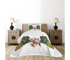 Bohemian Flower Bedspread Set