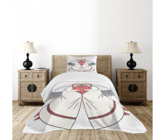 Themed Artwork Bedspread Set