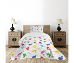 Vibrant Wildlife Concept Bedspread Set