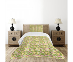 Triangles with Stripes Bedspread Set