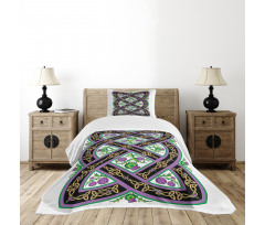 Celtic Ornamental Motif Bedspread Set