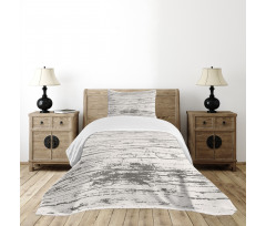 Abstract Grunge Stains Art Bedspread Set