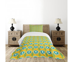 Raining Weather Clouds Art Bedspread Set