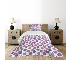 Purple Tones Figs Fruit Art Bedspread Set