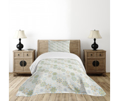 Creative Hexagon Lines Bedspread Set