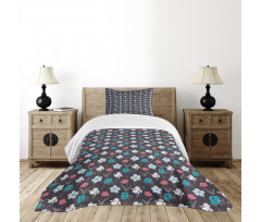 Classic Blossoming Daffodils Bedspread Set