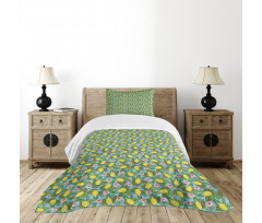 Hawaiian Nature Hibiscus Bedspread Set