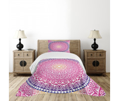 Vibrant Harmony Asian Bedspread Set