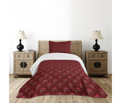 Yummy Cupcakes Cherry Top Bedspread Set