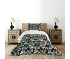 Modern Art Design Colorful Bedspread Set