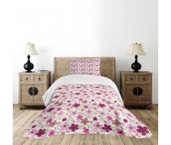 Spring Nature Growth Design Bedspread Set