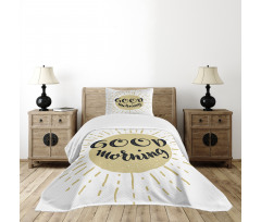 Cartoon Sun Bedspread Set