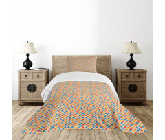 Moroccan Style Motifs Bedspread Set