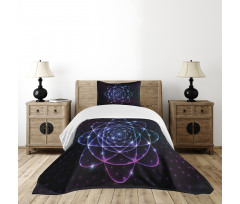 Universe Theme Stars Bedspread Set