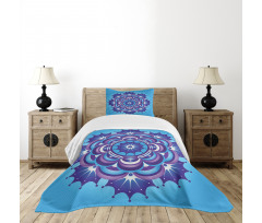 Middle Eastern Motif Petals Bedspread Set