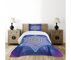 Hexagons and Stars Bedspread Set