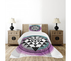 Triangle Watercolors Bedspread Set