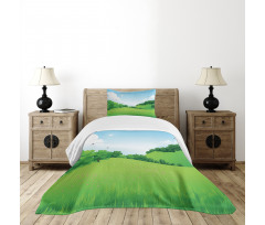 Forest Hills with Scenic View Bedspread Set