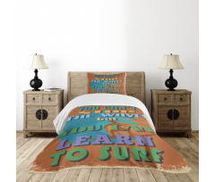 You Can Learn to Surf Bedspread Set