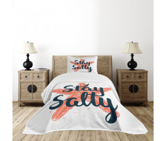 Stay Salty Starfish Bedspread Set