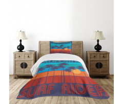 Surf Rider California Bedspread Set